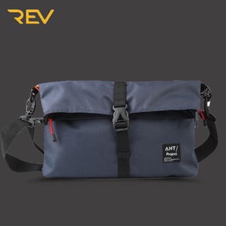Rev Men 's Sling Bag Premium Quality Laptop Slot - Men' S Mesengger Waistbag Bag - Navy Laptop Bag
