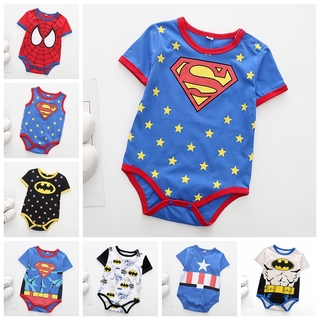 （0-2 Years）9 Colors 100% Cotton Newborn Baby Summer Baby Girl Clothes Baby Boy Rompers Cartoon Clothing
