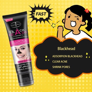 【Ready Stock】♂▧Black Mask Acne Purifying Charcoal Peel Off Black Head Remover With Vitamin E, Black