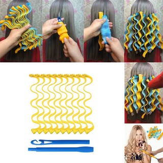 Hot 10pcs Hairdressing Styling Tool Magic Soft Hair Curler DIY Hair Salon Curlers Roller (3)