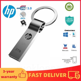 ♥Ready Stock♥ Hp Metal USB Pen Drive 2TB USB 3.0 Pendrive Memory Stick Flashdrive De Alta Velocidade