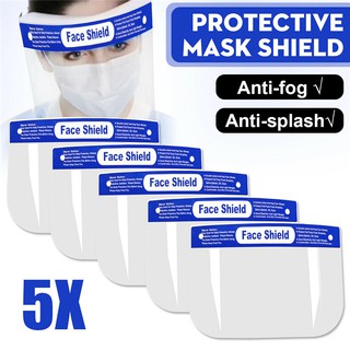2/5/10pcs Professional Full Face Cover Mask Shield Anti Dust Work Mask Safety Eye Protection Guard