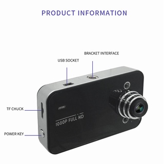Dash Cam Car 1080P Full HD Dash Cam DVR Dash Camera Car Waterproof Video Recorder Night Vision (8)