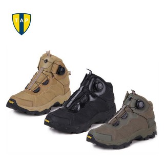 Outdoor army tactical men's shoes light automatic buckle.