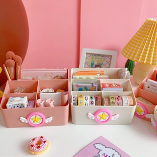 Sailor Moon Cute Cardcaptor Sakura Pink Desk Organizer (8)