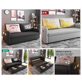 3 in 1 High Quality Sofa Bed with storage (code 808)