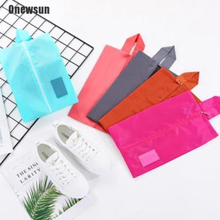 Onewsun~ Foldable Waterproof Travel Shoe Storage Bag Zipper Storage Organizer Bag