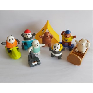 We Bare Bears Happy Meal Toys