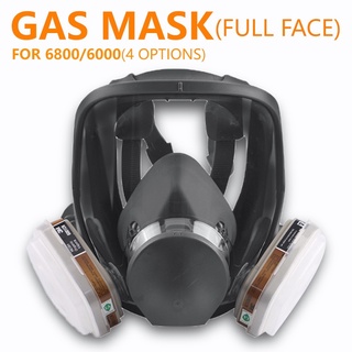 【HIGHEST SAFETY FACTOR】7 in 1 Full Face Chemical Spray Painting Respirator Vapour Gas Mask For 6800