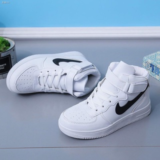 Itinatampok▼✌♈kids high-tops sneakers kids white board shoes#25-36