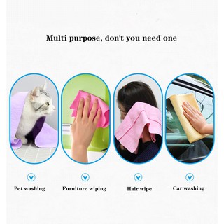 New Pet Dog Towel Ultrafast Special Absorbent Towel Suede Absorbent Towel PVA Clean And Strong Large Towels With Pail Toiletries (4)