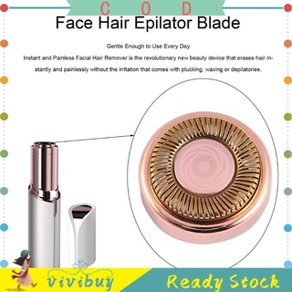 ✨✨Mini Electric Lipstick Shaver Head Women Face Body Hair Painless Remover Lipstick Shape Razor Head
