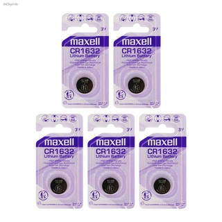 ❒☃Maxell CR1632 Watch & PC Batteries Single Pack (Set of 5)