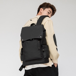 BOSTANTEN New Male Trend Korean Backpack Simple Waterproof Casual Nylon Large Capacity Travel Bag (2)