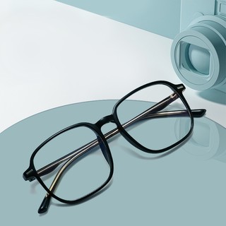 Transparent glasses frame, big frame is thin and fashionable Korean style anti-blue light glasses