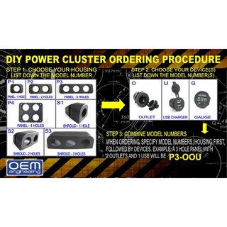 OEM Engineering DIY power cluster kits P2-UG USB Voltage Gauge