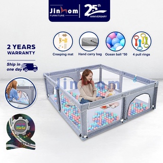 【STOCK】Chanvi Toddler Indoor Kids Activity Center Safety Fence Baby Playpen Play Area Breathable