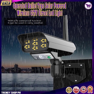 ☂Original Easy To Install Remote Operated Bullet Type Solar Powered Wireless Cctv Street Led Light