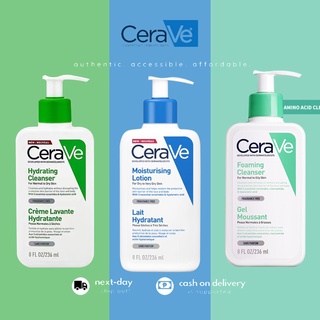 CeraVe Salicylic Acid Gentle Hydrating Cleanser Foam [Gel, Cream] Cleanser Facial Wash For Sensitive