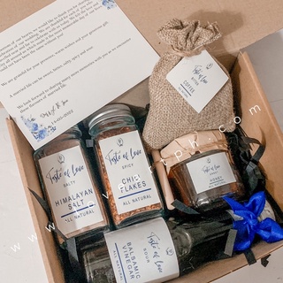 Ninong Ninang Wedding Gift Box | Mothersday - Events Gift Set | Spice jar gift set