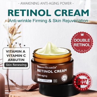 COD+Ready Stock!!! VIBRANT GLAMOUR Retinol Face Cream Brightening Firming Remove Anti-Aging Z9J2