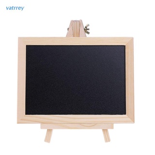 writing board for kids❀❆﹊VA Wood Tabletop Chalkboard Double Sided Blackboard Message Board Children