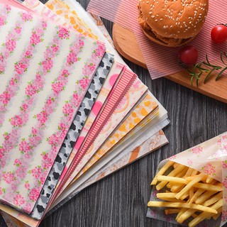 50Pcs Wax Paper Food Wrapping Paper Greaseproof Baking Paper Soap Packaging Paper