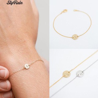 ♥ Simple 26 Letters Bracelet Bangle Jewelry (1)