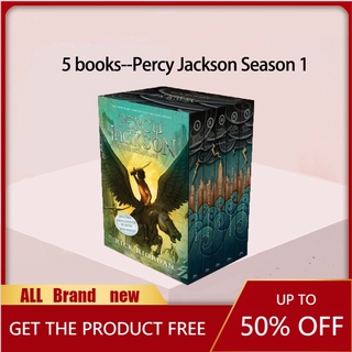 【Ready Stock】【5 PAPERBACKS】 Percy Jackson & the Olympians, Boxed Set (Paperback) by Rick Riordan