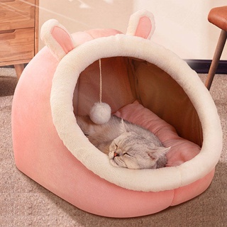 Cat House Four Seasons Universal Cat House Home Closed Cat House Winter Warm Kennel Bed Pet Supplies pet bed pet house pet