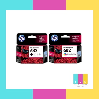 GENUINE HP 682 BLACK/TRI-COLOR INK CARTRIDGE