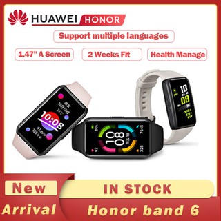 HUAWEI Honor Band 6 High-end Smart Bluetooth Bracelet Activity Fitness Tracker Wristbands Women Health and Beauty Blood Oxygen