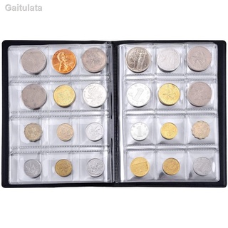 ✗120 Coin Storage Collecting Holders Penny Pockets Money Album Book Coin Collection