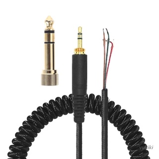 Kiki. Replacement Coiled Spring Stereo Audio Cable for DT 770 770PRO 990 990PRO