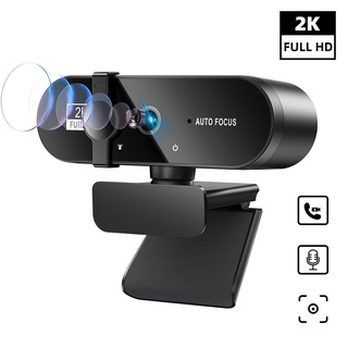 2K Webcam 1080P For PC Web Camera Cam USB Online Webcam With Microphone Autofocus Full Hd 1080 P Web
