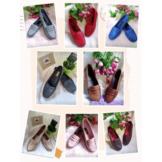 100% Marikina Made Genuine Cow Leather Loafer / Topsider Shoes for WOMEN in Banda Styles