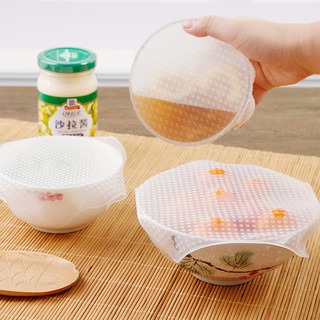 Reusable Silicone Plastic Wrap Seal Vacuum Food Fresh Wrap (8)