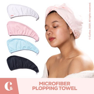 Curlico. Plopping Towel (Microfiber Suede Hair Turban Towel / Hair Towel Wrap - CGM)