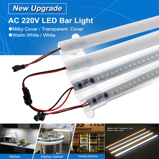 ✠◕▬Ranpo 72LEDs Led Bar Light AC220V High Brightness Backlight for Kitchen Light SMD2835 Led Bar 220
