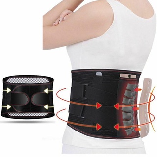 Adjustable Tourmaline Self-heating Magnetic Therapy Waist Belt Lumbar Support Back Waist Support Bra