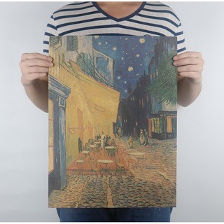 Van gogh painting outdoor cafe H Connotation Poster (1)