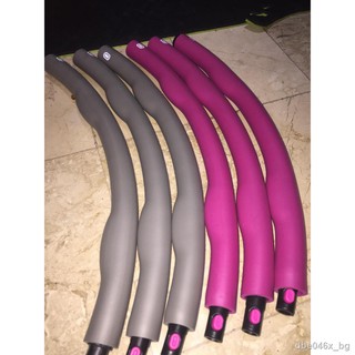 【Happy shopping】 Weighted Hula Hoop PINK and GREY 1.2KG
