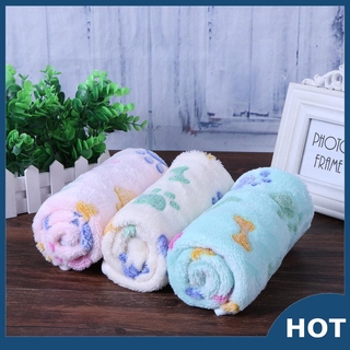 ▶Ver/COD◀Winter Warm Soft Coral Velvet Pet Blanket Sleep Mat Dog Bed Puppy Cushion