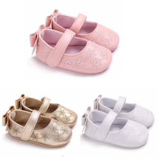 Baby Corp Girl Snowflakes Antislip Softsole Shoes