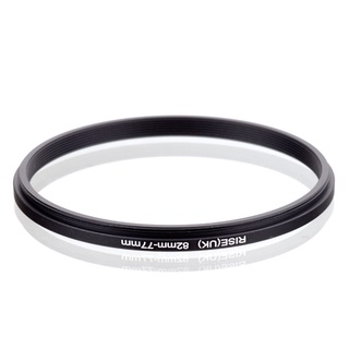 NEW㍿✒☈RISE(UK) 82mm 77mm 82 77mm 82 to 77 Step down Ring Filter Adapter black