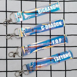 KPOP BIGBANG Laser Name Cellphone Strap Lanyard Keychain