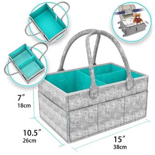 BY Felt Diaper Folding Storage Bag Maternal and Child Storage Bag