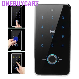 Onebuycart Touch Screen Door Keypad Fingerprint Password Card Reader IP68 Waterproof Wiegand26 Access Controller