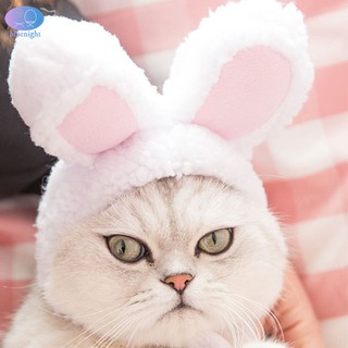 Cute Pet Rabbit Ear Shape Headgear Hat Costume Cosplay for Dog Teddy Bichon Cat