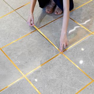 50m/Roll DIY Ceramic Tile Crevice Sticker，Self Adhesive Wall Tile Floor Waterproof Tape Decor
